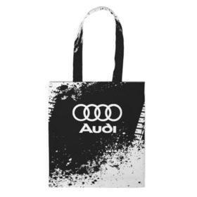 Сумка 3D повседневная с принтом Audi abstract sport в городе Новоалтайск, 100% полиэстер | Плотность: 200 г/м2; Размер: 34×35 см; Высота лямок: 30 см | ауди | кольца | лого | машина