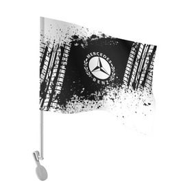 Флаг для автомобиля с принтом Mercedes abstract sport в городе Новоалтайск, 100% полиэстер | Размер: 30*21 см | auto | automobile | car | machine | mercedes | motor | motor car | sport car | автомашина | бренд | легковой автомобиль | марка | спортивный автомобиль | тачка