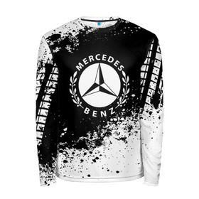 Мужской лонгслив 3D с принтом Mercedes abstract sport в городе Новоалтайск, 100% полиэстер | длинные рукава, круглый вырез горловины, полуприлегающий силуэт | auto | automobile | car | machine | mercedes | motor | motor car | sport car | автомашина | бренд | легковой автомобиль | марка | спортивный автомобиль | тачка