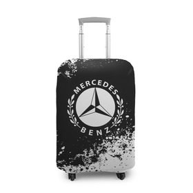 Чехол для чемодана 3D с принтом Mercedes abstract sport в городе Новоалтайск, 86% полиэфир, 14% спандекс | двустороннее нанесение принта, прорези для ручек и колес | auto | automobile | car | machine | mercedes | motor | motor car | sport car | автомашина | бренд | легковой автомобиль | марка | спортивный автомобиль | тачка