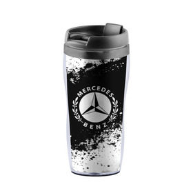 Термокружка-непроливайка с принтом Mercedes abstract sport в городе Новоалтайск, внутренняя часть — пищевой пластик, наружная часть — прозрачный пластик, между ними — полиграфическая вставка с рисунком | объем — 350 мл, герметичная крышка | Тематика изображения на принте: auto | automobile | car | machine | mercedes | motor | motor car | sport car | автомашина | бренд | легковой автомобиль | марка | спортивный автомобиль | тачка