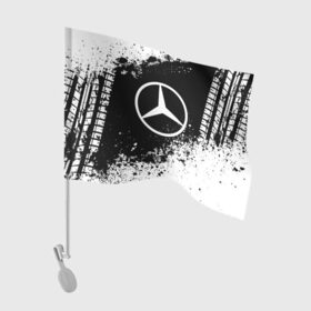 Флаг для автомобиля с принтом Mercedes abstract sport в городе Новоалтайск, 100% полиэстер | Размер: 30*21 см | auto | automobile | car | machine | mercedes | motor | motor car | sport car | автомашина | бренд | легковой автомобиль | марка | спортивный автомобиль | тачка