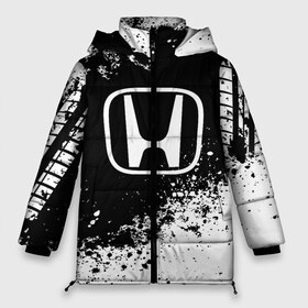 Женская зимняя куртка 3D с принтом Honda abstract sport в городе Новоалтайск, верх — 100% полиэстер; подкладка — 100% полиэстер; утеплитель — 100% полиэстер | длина ниже бедра, силуэт Оверсайз. Есть воротник-стойка, отстегивающийся капюшон и ветрозащитная планка. 

Боковые карманы с листочкой на кнопках и внутренний карман на молнии | auto | automobile | car | honda | machine | motor | motor car | sport car | автомашина | бренд | легковой автомобиль | марка | спортивный автомобиль | тачка | хонда