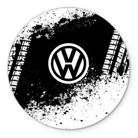 Коврик для мышки круглый с принтом Volkswagen abstract sport в городе Новоалтайск, резина и полиэстер | круглая форма, изображение наносится на всю лицевую часть | auto | automobile | car | machine | motor | motor car | sport car | volkswagen | автомашина | бренд | легковой автомобиль | марка | спортивный автомобиль | тачка