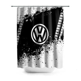 Штора 3D для ванной с принтом Volkswagen abstract sport в городе Новоалтайск, 100% полиэстер | плотность материала — 100 г/м2. Стандартный размер — 146 см х 180 см. По верхнему краю — пластиковые люверсы для креплений. В комплекте 10 пластиковых колец | auto | automobile | car | machine | motor | motor car | sport car | volkswagen | автомашина | бренд | легковой автомобиль | марка | спортивный автомобиль | тачка