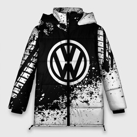Женская зимняя куртка 3D с принтом Volkswagen abstract sport в городе Новоалтайск, верх — 100% полиэстер; подкладка — 100% полиэстер; утеплитель — 100% полиэстер | длина ниже бедра, силуэт Оверсайз. Есть воротник-стойка, отстегивающийся капюшон и ветрозащитная планка. 

Боковые карманы с листочкой на кнопках и внутренний карман на молнии | auto | automobile | car | machine | motor | motor car | sport car | volkswagen | автомашина | бренд | легковой автомобиль | марка | спортивный автомобиль | тачка
