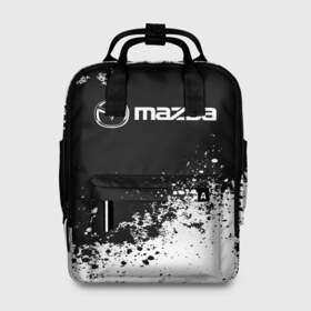 Женский рюкзак 3D с принтом Mazda в городе Новоалтайск, 100% полиэстер | лямки с регулируемой длиной, сверху ручки, чтобы рюкзак нести как сумку. Основное отделение закрывается на молнию, как и внешний карман. Внутри два дополнительных кармана, один из которых закрывается на молнию. По бокам два дополнительных кармашка, куда поместится маленькая бутылочка
 | auto | automobile | car | machine | mazda | motor | motor car | sport car | автомашина | бренд | легковой автомобиль | мазда | марка | спортивный автомобиль | тачка