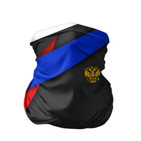 Бандана-труба 3D с принтом RUSSIA SPORT в городе Новоалтайск, 100% полиэстер, ткань с особыми свойствами — Activecool | плотность 150‒180 г/м2; хорошо тянется, но сохраняет форму | russia | sport | белый | герб | двуглавый орел | красный | патриот | россия | синий | спорт | спортивные | триколор | униформа
