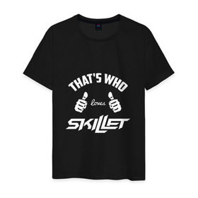 Мужская футболка хлопок с принтом Вот кто любит Skillet в городе Новоалтайск, 100% хлопок | прямой крой, круглый вырез горловины, длина до линии бедер, слегка спущенное плечо. | loves | skilet | skillet | thats who | this girl | this guy | альтернативный | большие | гранж | группа | дж | индастриал | клас | класс | кулаки | метал | ню | пальцы | пост | рок | руки | симфоник | скилет | хард | христианский