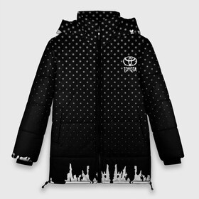 Женская зимняя куртка 3D с принтом Toyota abstract black 2018 в городе Новоалтайск, верх — 100% полиэстер; подкладка — 100% полиэстер; утеплитель — 100% полиэстер | длина ниже бедра, силуэт Оверсайз. Есть воротник-стойка, отстегивающийся капюшон и ветрозащитная планка. 

Боковые карманы с листочкой на кнопках и внутренний карман на молнии | auto | automobile | car | machine | motor | motor car | sport car | toyota | автомашина | бренд | легковой автомобиль | марка | спортивный автомобиль | тачка | тойота