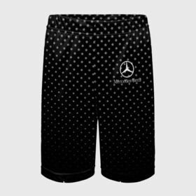 Детские спортивные шорты 3D с принтом Mercedes abstract black 2018 в городе Новоалтайск,  100% полиэстер
 | пояс оформлен широкой мягкой резинкой, ткань тянется
 | auto | automobile | car | machine | mercedes | motor | motor car | sport car | автомашина | бренд | легковой автомобиль | марка | спортивный автомобиль | тачка