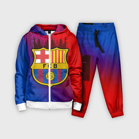 Детский костюм 3D с принтом FC Barcelona color sport в городе Новоалтайск,  |  | football | soccer | барселона
