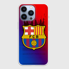 Чехол для iPhone 13 Pro с принтом FC Barcelona color sport в городе Новоалтайск,  |  | Тематика изображения на принте: football | soccer | барселона