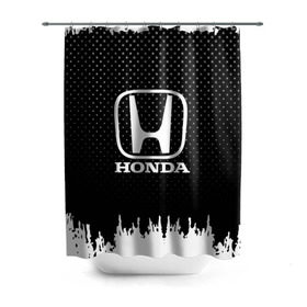 Штора 3D для ванной с принтом Honda в городе Новоалтайск, 100% полиэстер | плотность материала — 100 г/м2. Стандартный размер — 146 см х 180 см. По верхнему краю — пластиковые люверсы для креплений. В комплекте 10 пластиковых колец | auto | automobile | car | honda | machine | motor | motor car | sport car | автомашина | бренд | легковой автомобиль | марка | спортивный автомобиль | тачка