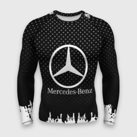 Мужской рашгард 3D с принтом Mercedes Benz в городе Новоалтайск,  |  | auto | automobile | car | machine | mercedes | motor | motor car | sport car | автомашина | бренд | легковой автомобиль | марка | спортивный автомобиль | тачка