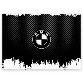 Поздравительная открытка с принтом Bmw в городе Новоалтайск, 100% бумага | плотность бумаги 280 г/м2, матовая, на обратной стороне линовка и место для марки
 | auto | automobile | bmw | car | machine | motor | motor car | sport car | автомашина | бмв | бренд | легковой автомобиль | марка | спортивный автомобиль | тачка