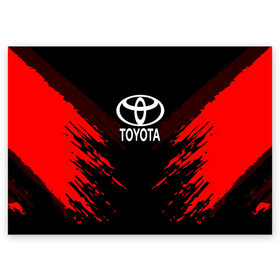 Поздравительная открытка с принтом TOYOTA SPORT COLLECTION в городе Новоалтайск, 100% бумага | плотность бумаги 280 г/м2, матовая, на обратной стороне линовка и место для марки
 | Тематика изображения на принте: auto | automobile | car | machine | motor | motor car | sport car | toyota | автомашина | бренд | легковой автомобиль | марка | спортивный автомобиль | тачка