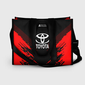 Сумка-шоппер 3D с принтом TOYOTA SPORT COLLECTION в городе Новоалтайск, 100% полиэстер | застегивается на металлическую кнопку; внутренний карман застегивается на молнию. Стенки укреплены специальным мягким материалом, чтобы защитить содержимое от несильных ударов
 | auto | automobile | car | machine | motor | motor car | sport car | toyota | автомашина | бренд | легковой автомобиль | марка | спортивный автомобиль | тачка