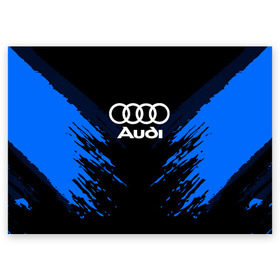 Поздравительная открытка с принтом AUDI SPORT COLLECTION в городе Новоалтайск, 100% бумага | плотность бумаги 280 г/м2, матовая, на обратной стороне линовка и место для марки
 | audi | auto | automobile | car | machine | motor | motor car | sport car | автомашина | ауди | бренд | легковой автомобиль | марка | спортивный автомобиль | тачка