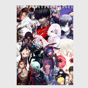 Скетчбук с принтом Tokyo-Ghoul в городе Новоалтайск, 100% бумага
 | 48 листов, плотность листов — 100 г/м2, плотность картонной обложки — 250 г/м2. Листы скреплены сверху удобной пружинной спиралью | аято | канеки | котаро | ризе | сейдо | соута | тоука | это