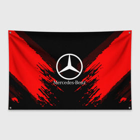 Флаг-баннер с принтом MERCEDES-BENZ SPORT COLLECTION в городе Новоалтайск, 100% полиэстер | размер 67 х 109 см, плотность ткани — 95 г/м2; по краям флага есть четыре люверса для крепления | auto | automobile | car | machine | mercedes benz | motor | motor car | sport car | автомашина | бренд | легковой автомобиль | марка | мерседес | спортивный автомобиль | тачка
