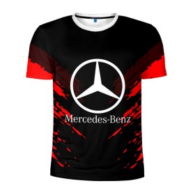 Мужская футболка 3D спортивная с принтом MERCEDES-BENZ SPORT COLLECTION в городе Новоалтайск, 100% полиэстер с улучшенными характеристиками | приталенный силуэт, круглая горловина, широкие плечи, сужается к линии бедра | auto | automobile | car | machine | mercedes benz | motor | motor car | sport car | автомашина | бренд | легковой автомобиль | марка | мерседес | спортивный автомобиль | тачка