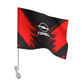 Флаг для автомобиля с принтом OPEL SPORT COLLECTION в городе Новоалтайск, 100% полиэстер | Размер: 30*21 см | auto | automobile | car | machine | motor | motor car | opel | sport car | автомашина | бренд | легковой автомобиль | марка | опель | спортивный автомобиль | тачка