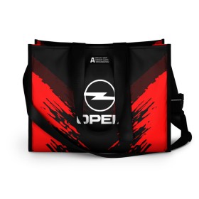 Сумка-шоппер 3D с принтом OPEL SPORT COLLECTION в городе Новоалтайск, 100% полиэстер | застегивается на металлическую кнопку; внутренний карман застегивается на молнию. Стенки укреплены специальным мягким материалом, чтобы защитить содержимое от несильных ударов
 | auto | automobile | car | machine | motor | motor car | opel | sport car | автомашина | бренд | легковой автомобиль | марка | опель | спортивный автомобиль | тачка