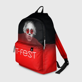 Рюкзак 3D с принтом T-Fest_6 в городе Новоалтайск, 100% полиэстер | лямки с регулируемой длиной, сверху петелька, чтобы рюкзак можно было повесить на вешалку. Основное отделение закрывается на молнию, как и внешний карман. Внутри два дополнительных кармана, один из которых закрывается на молнию. По бокам два дополнительных кармашка | t fest | tfest | незборецкий | т фест | тифест