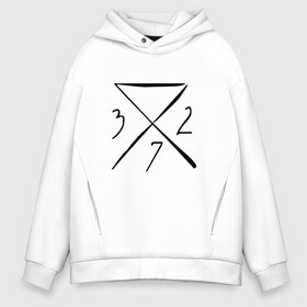 Мужское худи Oversize хлопок с принтом T-Fest_12 в городе Новоалтайск, френч-терри — 70% хлопок, 30% полиэстер. Мягкий теплый начес внутри —100% хлопок | боковые карманы, эластичные манжеты и нижняя кромка, капюшон на магнитной кнопке | t fest | tfest | незборецкий | т фест | тифест