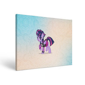 Холст прямоугольный с принтом My Little Pony в городе Новоалтайск, 100% ПВХ |  | мой маленький пони | мультфильм