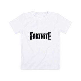 Детская футболка хлопок с принтом Fortnite 5 в городе Новоалтайск, 100% хлопок | круглый вырез горловины, полуприлегающий силуэт, длина до линии бедер | battle royale | epic games | fortnite | pvp | survival | tps | unreal | выживание | кооператив | королевская битва | песочница | фортнайт | шутер