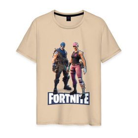 Мужская футболка хлопок с принтом Fortnite_5 в городе Новоалтайск, 100% хлопок | прямой крой, круглый вырез горловины, длина до линии бедер, слегка спущенное плечо. | battle royale | epic games | fortnite | pvp | survival | tps | unreal | выживание | кооператив | королевская битва | песочница | фортнайт | шутер