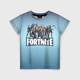 Детская футболка 3D с принтом Fortnite_9 в городе Новоалтайск, 100% гипоаллергенный полиэфир | прямой крой, круглый вырез горловины, длина до линии бедер, чуть спущенное плечо, ткань немного тянется | battle royale | epic games | fortnite | pvp | survival | tps | unreal | выживание | кооператив | королевская битва | песочница | фортнайт | шутер
