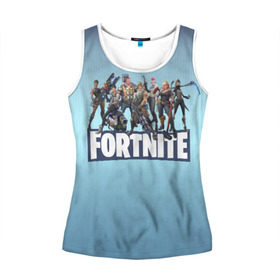 Женская майка 3D с принтом Fortnite_9 в городе Новоалтайск, 100% полиэстер | круглая горловина, прямой силуэт, длина до линии бедра | battle royale | epic games | fortnite | pvp | survival | tps | unreal | выживание | кооператив | королевская битва | песочница | фортнайт | шутер