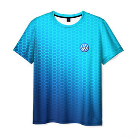 Мужская футболка 3D с принтом VOLKSWAGEN carbon uniform 2018 в городе Новоалтайск, 100% полиэфир | прямой крой, круглый вырез горловины, длина до линии бедер | auto | automobile | car | machine | motor | motor car | sport car | volkswagen | автомашина | бренд | легковой автомобиль | марка | спортивный автомобиль | тачка