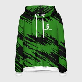 Мужская толстовка 3D с принтом RAINBOW SIX SIEGE CAVIERA в городе Новоалтайск, 100% полиэстер | двухслойный капюшон со шнурком для регулировки, мягкие манжеты на рукавах и по низу толстовки, спереди карман-кенгуру с мягким внутренним слоем. | cybersport | esports | pro league | r6 | rainbow | rainbow six | siege | six | армия | боевик | военные | война | игры | киберспорт | логотип | оперативники | радуга | шутер