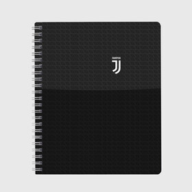 Тетрадь с принтом JUVENTUS SPORT в городе Новоалтайск, 100% бумага | 48 листов, плотность листов — 60 г/м2, плотность картонной обложки — 250 г/м2. Листы скреплены сбоку удобной пружинной спиралью. Уголки страниц и обложки скругленные. Цвет линий — светло-серый
 | fc | football | fotball club | juventus | sport | спорт | спортивные | униформа | фирменые цвета | фк | футбол | футбольный клуб | ювентус