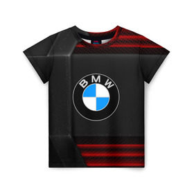 Детская футболка 3D с принтом bmw auto sport в городе Новоалтайск, 100% гипоаллергенный полиэфир | прямой крой, круглый вырез горловины, длина до линии бедер, чуть спущенное плечо, ткань немного тянется | Тематика изображения на принте: auto | automobile | bmw | car | carbon | machine | motor | motor car | sport car | автомашина | бмв | бренд | легковой автомобиль | марка | спортивный автомобиль | тачка