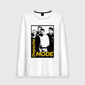 Мужской лонгслив хлопок с принтом Группа Depeche Mode в городе Новоалтайск, 100% хлопок |  | depeche mode | альтернативный | вестник моды | депеш мод | депешмод | дэйв гаан | индастриал | мартин гор | музыка | новая волна | роза | рок | синти поп | электроник | энди флетчер