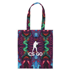 Сумка 3D повседневная с принтом CS GO hyper beast collection в городе Новоалтайск, 100% полиэстер | Плотность: 200 г/м2; Размер: 34×35 см; Высота лямок: 30 см | скоростной зверь