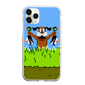 Чехол для iPhone 11 Pro матовый с принтом Duck Hunt в городе Новоалтайск, Силикон |  | 8 bit | 8 бит | dendy | dog | duck | hunt | nes | nintendo | oldschool | pixel art | денди | игра | нинтендо | охота | собака