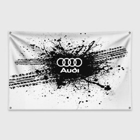 Флаг-баннер с принтом Audi в городе Новоалтайск, 100% полиэстер | размер 67 х 109 см, плотность ткани — 95 г/м2; по краям флага есть четыре люверса для крепления | audi | auto | automobile | car | carbon | machine | motor | motor car | sport car | автомашина | ауди | бренд | легковой автомобиль | марка | спортивный автомобиль | тачка