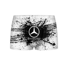 Мужские трусы 3D с принтом Mercedes-Benz в городе Новоалтайск, 50% хлопок, 50% полиэстер | классическая посадка, на поясе мягкая тканевая резинка | auto | automobile | car | carbon | machine | motor | motor car | sport car | автомашина | бренд | легковой автомобиmercedes benzль | марка | спортивный автомобиль | тачка