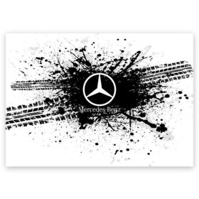 Поздравительная открытка с принтом Mercedes-Benz в городе Новоалтайск, 100% бумага | плотность бумаги 280 г/м2, матовая, на обратной стороне линовка и место для марки
 | auto | automobile | car | carbon | machine | motor | motor car | sport car | автомашина | бренд | легковой автомобиmercedes benzль | марка | спортивный автомобиль | тачка
