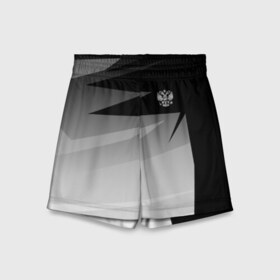 Детские спортивные шорты 3D с принтом RUSSIA SPORT в городе Новоалтайск,  100% полиэстер
 | пояс оформлен широкой мягкой резинкой, ткань тянется
 | Тематика изображения на принте: fc | football | fotball club | russia | sport | россия | спорт | спортивные | униформа | фирменые цвета | фк | футбол | футбольный клуб