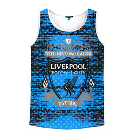 Мужская майка 3D с принтом Liverpool sport uniform в городе Новоалтайск, 100% полиэстер | круглая горловина, приталенный силуэт, длина до линии бедра. Пройма и горловина окантованы тонкой бейкой | Тематика изображения на принте: football | soccer | ливерпуль