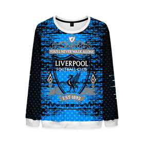 Мужской свитшот 3D с принтом Liverpool sport uniform в городе Новоалтайск, 100% полиэстер с мягким внутренним слоем | круглый вырез горловины, мягкая резинка на манжетах и поясе, свободная посадка по фигуре | Тематика изображения на принте: football | soccer | ливерпуль