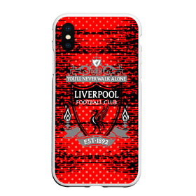 Чехол для iPhone XS Max матовый с принтом Liverpool sport uniform в городе Новоалтайск, Силикон | Область печати: задняя сторона чехла, без боковых панелей | Тематика изображения на принте: football | soccer | ливерпуль