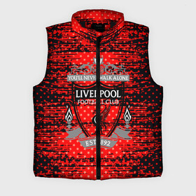 Мужской жилет утепленный 3D с принтом Liverpool sport uniform в городе Новоалтайск,  |  | Тематика изображения на принте: football | soccer | ливерпуль